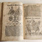 1584 GERMAN & ITALIAN HISTORICAL CHRONICLE ILLUSTRATED antique 16th cent. FOLIO