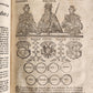 1584 GERMAN & ITALIAN HISTORICAL CHRONICLE ILLUSTRATED antique 16th cent. FOLIO