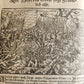 1584 GERMAN & ITALIAN HISTORICAL CHRONICLE ILLUSTRATED antique 16th cent. FOLIO