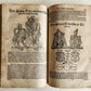 1584 GERMAN & ITALIAN HISTORICAL CHRONICLE ILLUSTRATED antique 16th cent. FOLIO