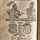 1584 GERMAN & ITALIAN HISTORICAL CHRONICLE ILLUSTRATED antique 16th cent. FOLIO