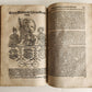 1584 GERMAN & ITALIAN HISTORICAL CHRONICLE ILLUSTRATED antique 16th cent. FOLIO
