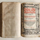 1584 GERMAN & ITALIAN HISTORICAL CHRONICLE ILLUSTRATED antique 16th cent. FOLIO