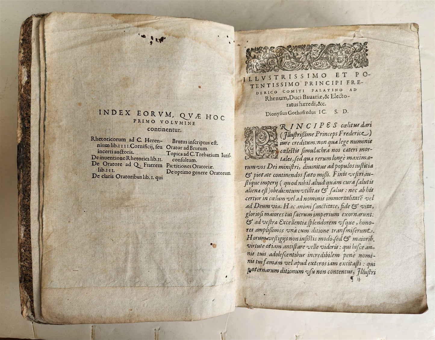 1588 CICERO antique 16th century Opera Omnia praeter hactenus vulgatam