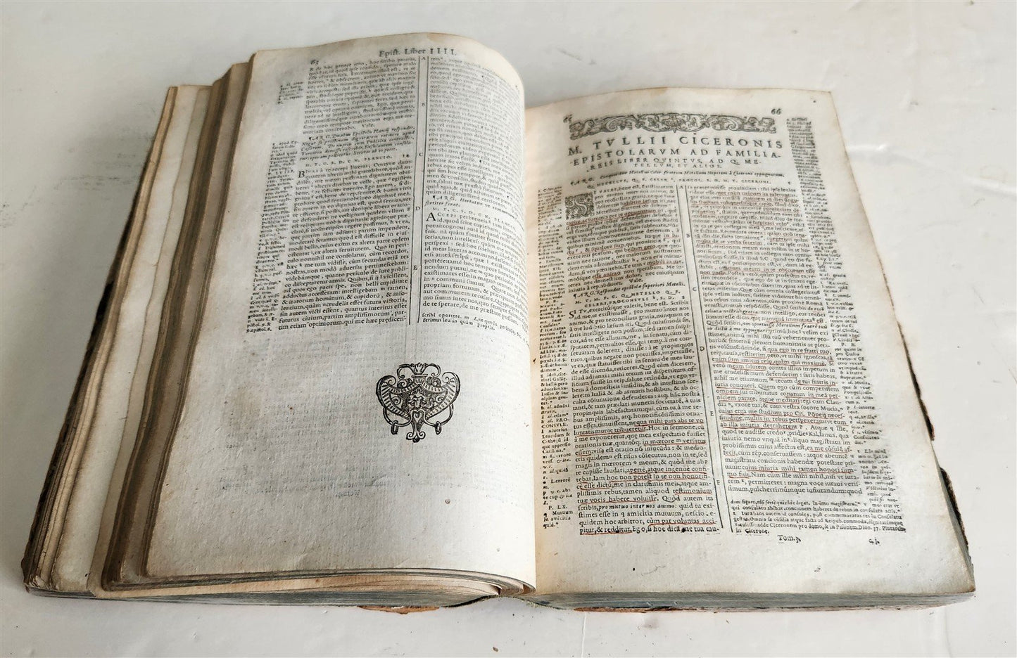 1588 CICERO antique 16th century Opera Omnia praeter hactenus vulgatam