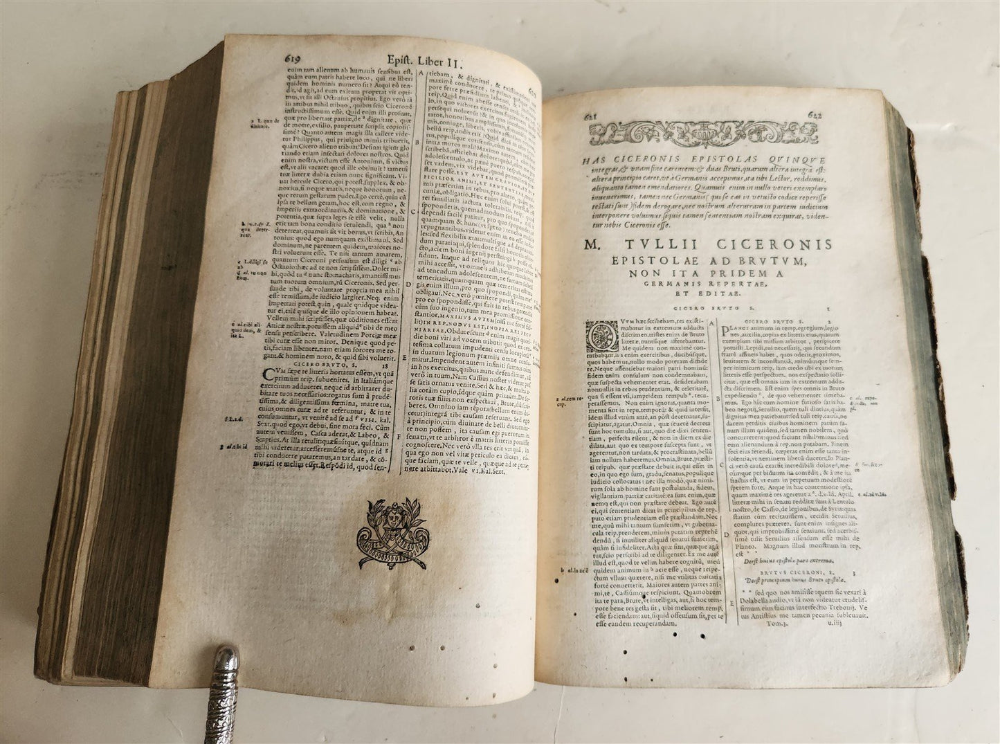 1588 CICERO antique 16th century Opera Omnia praeter hactenus vulgatam