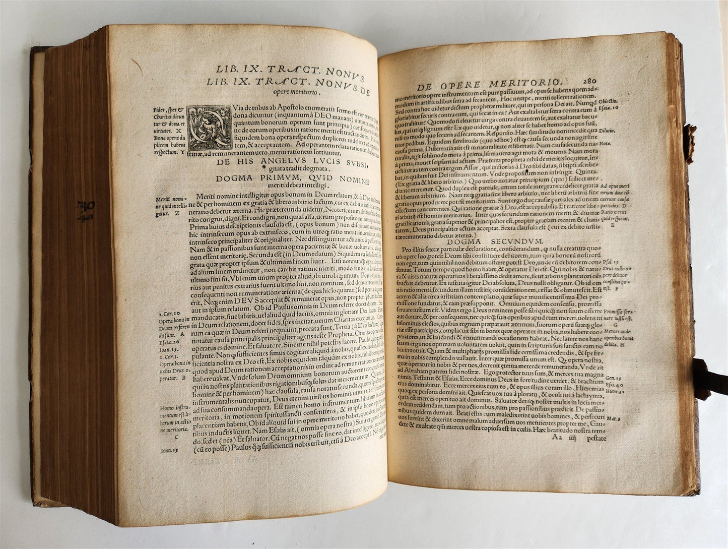 1543 OPERA OMNIA by K. Schatzger antique PIGSKIN FOLIO signed by Bavarian Dukes