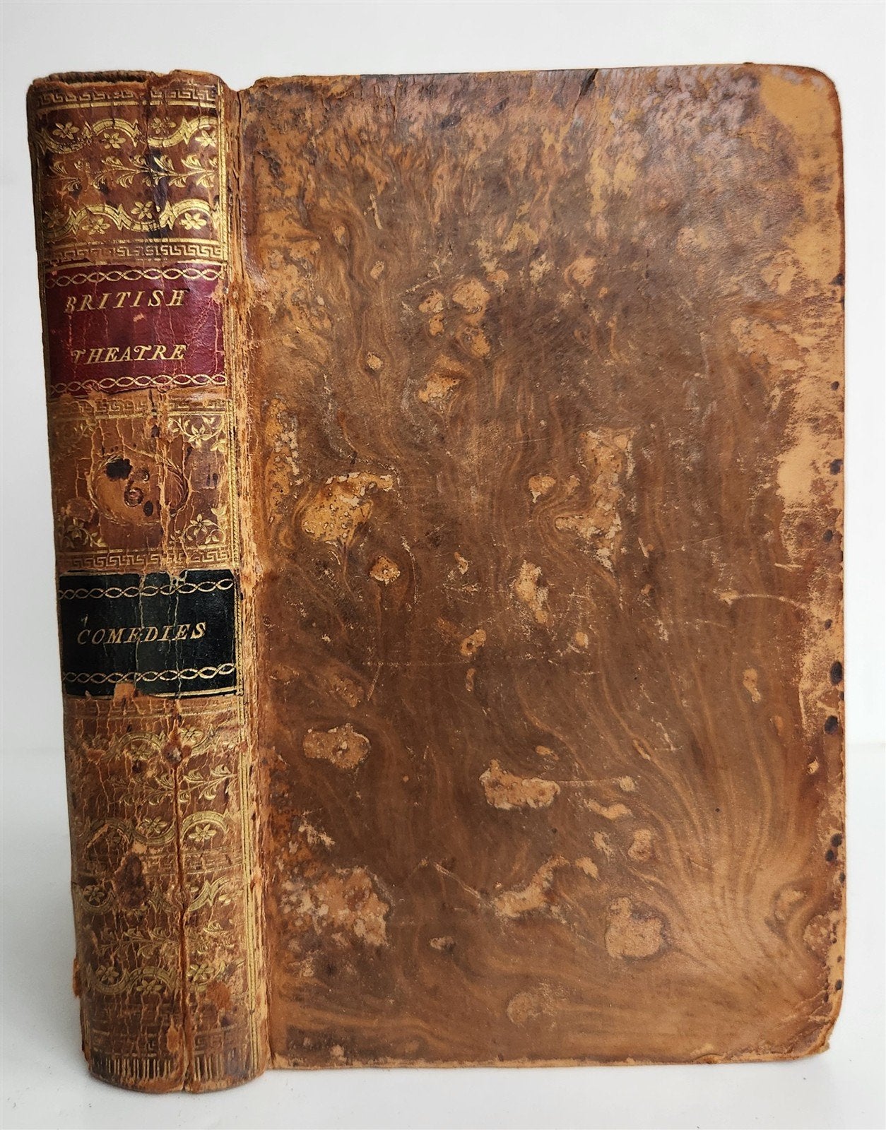 1780s BRITISH THEATRE PLAYS COMEDIES antique in ENGLISH illustrated THEATER