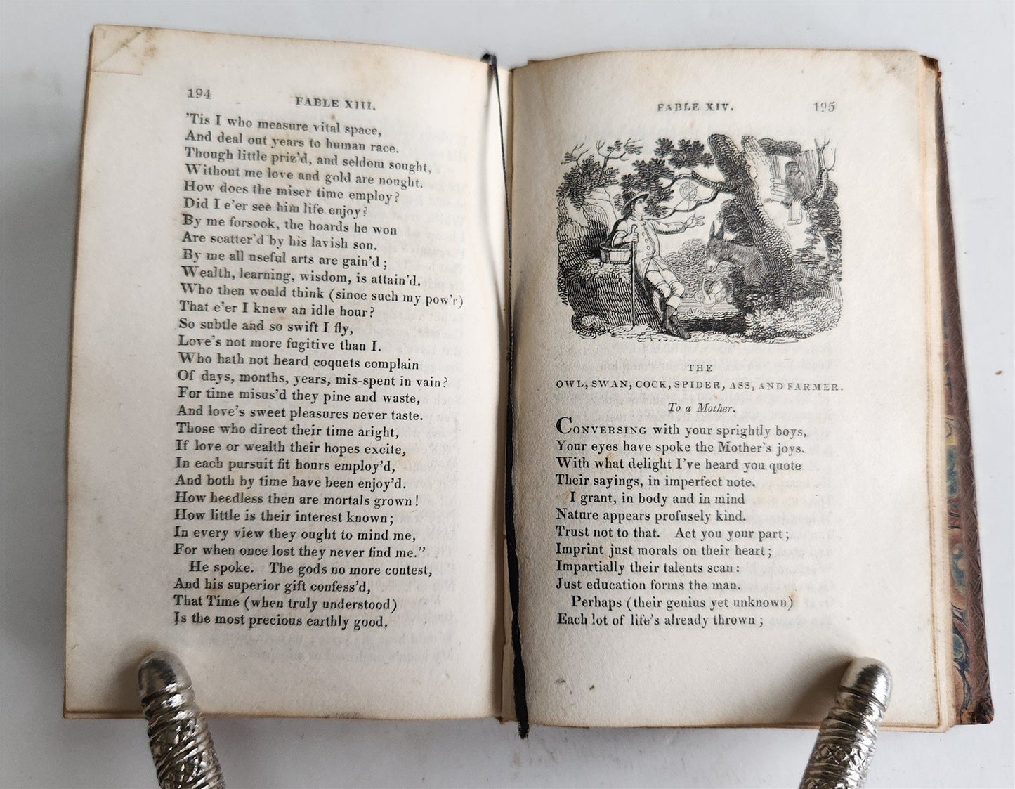 1820 FABLES by JOHN GAY antique in ENGLISH illustrated
