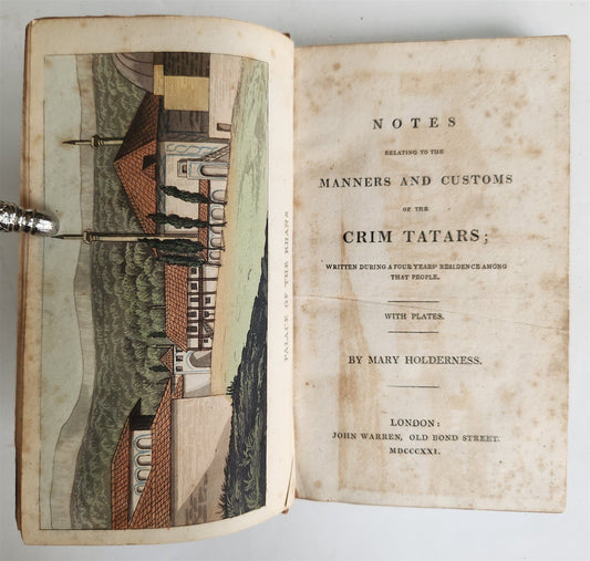 1821 CRIMEA TARTARS antique illustrated Notes of Crim Tartars Manners & Customs