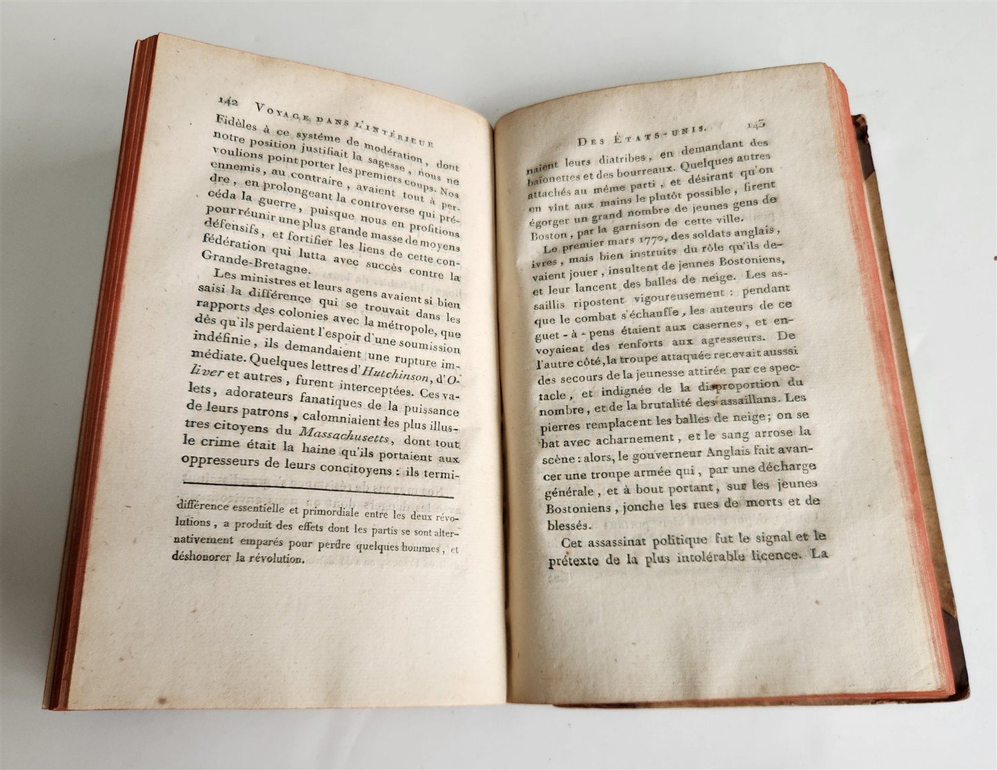 1793 TRAVEL to AMERICA antique Voyage dans l’Interieur des Etats-Unis in FRENCH