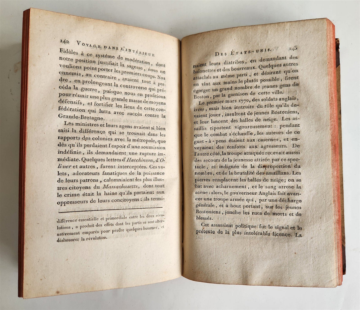 1793 TRAVEL to AMERICA antique Voyage dans l’Interieur des Etats-Unis in FRENCH
