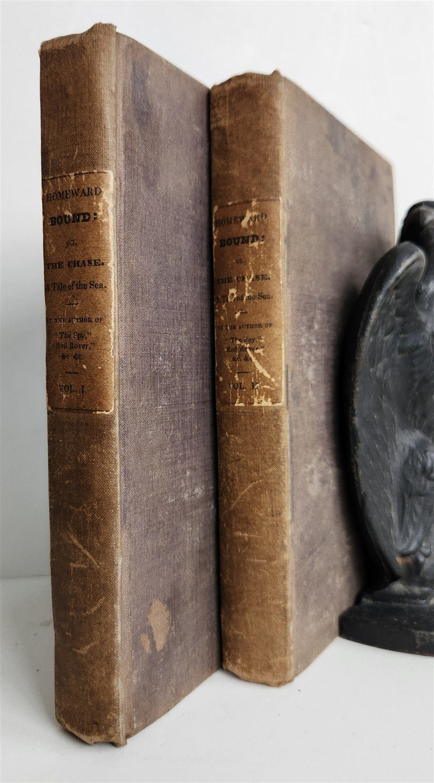 1838 FENIMORE COOPER Homeward Bound, or The Chase 1st EDITION antique AMERICANA