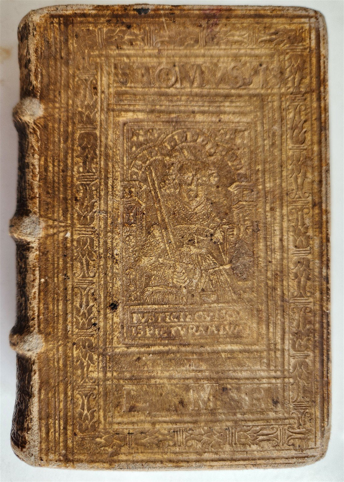 1566 PLUTARCH Parallel Lives of Illustrious Greeks & Romans ANTIQUE pigskin
