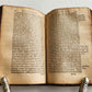 1566 PLUTARCH Parallel Lives of Illustrious Greeks & Romans ANTIQUE pigskin