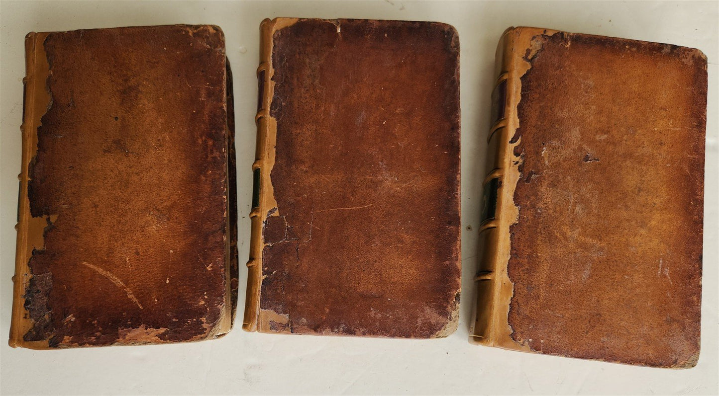 1791 System of Anatomy & Physiology ANTIQUE 3 vols. ILLUSTRATED