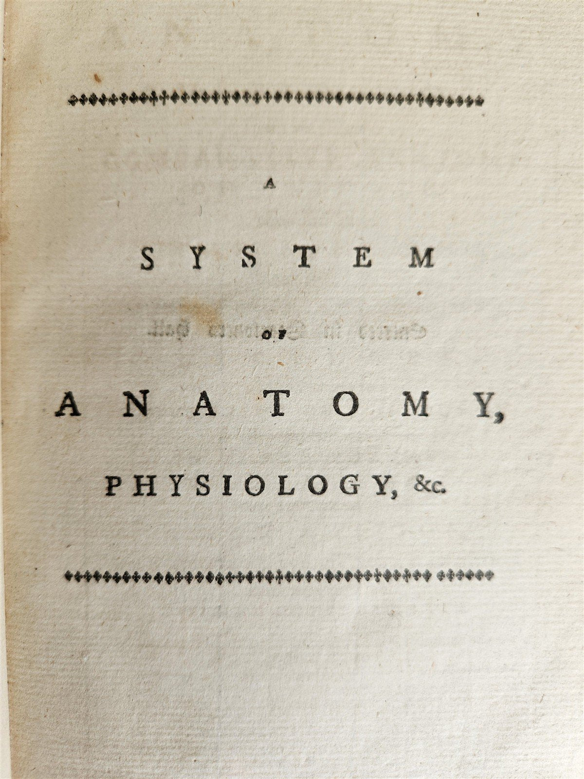 1791 System of Anatomy & Physiology ANTIQUE 3 vols. ILLUSTRATED