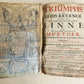 1657 Triumphs of Gods Revenge Against Crying by REYNOLDS ANTIQUE ILLUSTRATED