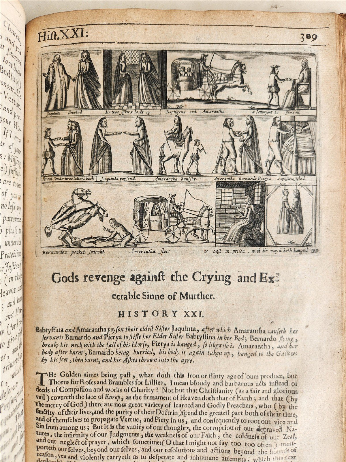 1657 Triumphs of Gods Revenge Against Crying by REYNOLDS ANTIQUE ILLUSTRATED