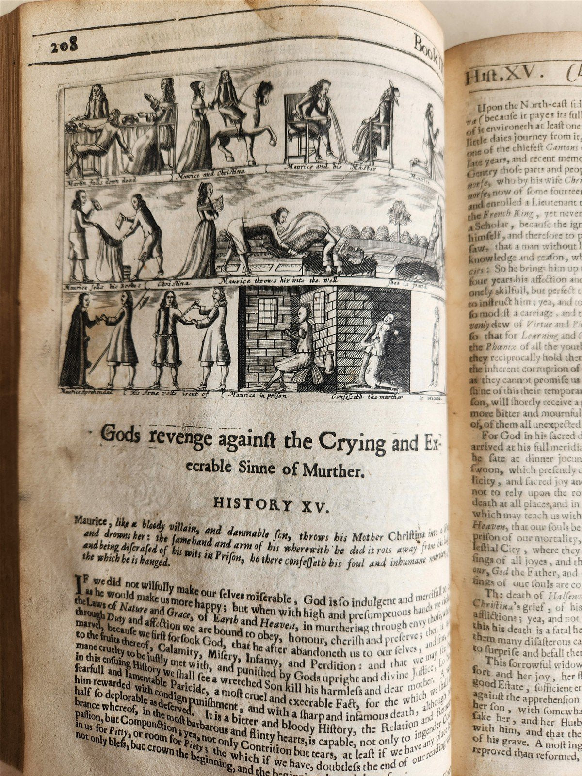 1657 Triumphs of Gods Revenge Against Crying by REYNOLDS ANTIQUE ILLUSTRATED