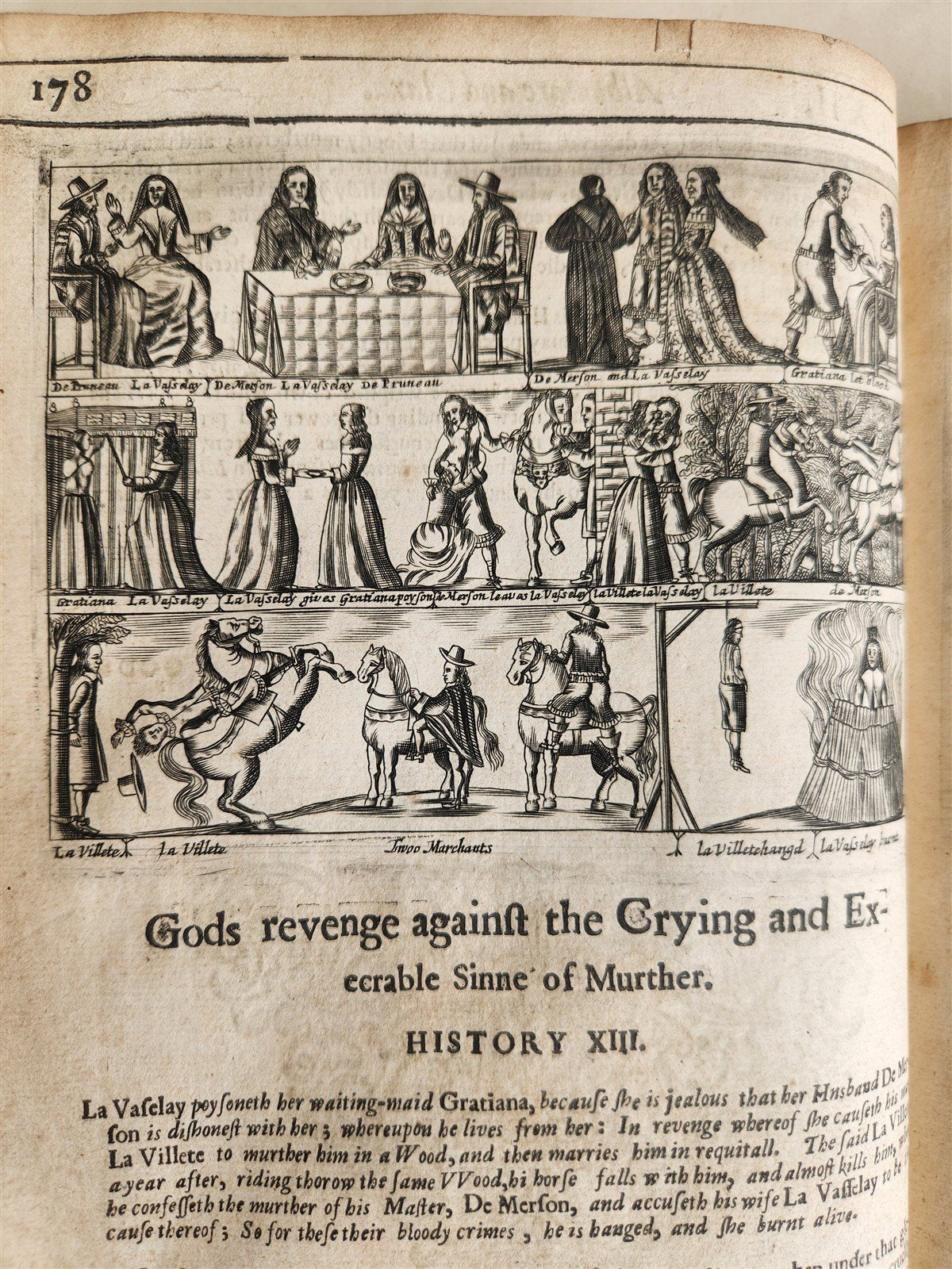 1657 Triumphs of Gods Revenge Against Crying by REYNOLDS ANTIQUE ILLUSTRATED