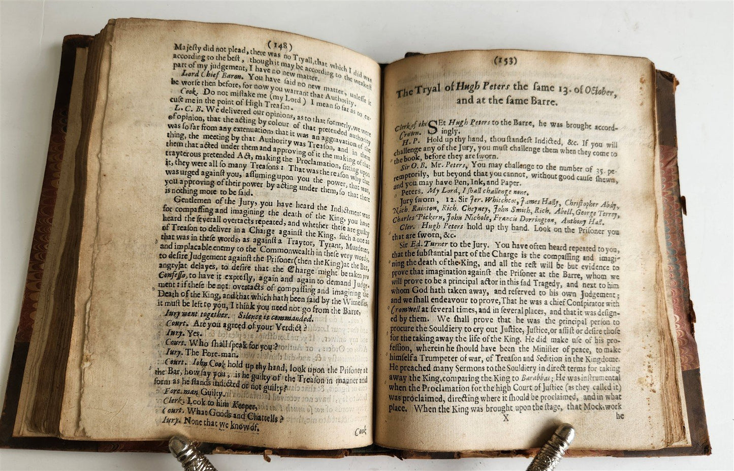 1660 Exact Impartial Accompt of Indictment Arraignment Trial Judgment ANTIQUE