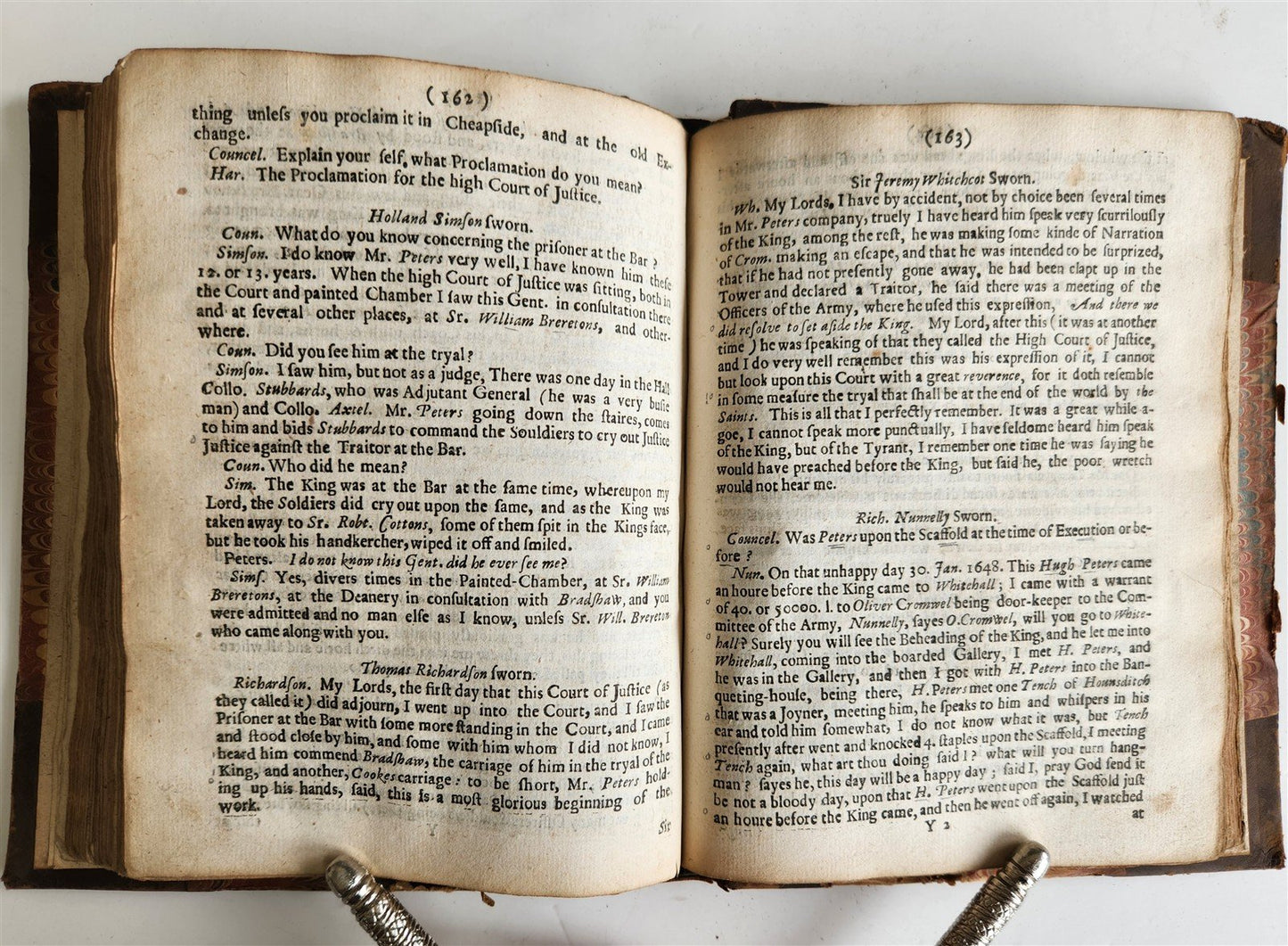 1660 Exact Impartial Accompt of Indictment Arraignment Trial Judgment ANTIQUE