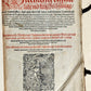 1576 ILLUSTRATED CHRONICLE pigskin bound folio ANTIQUE history & travel 15th C.