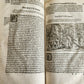 1576 ILLUSTRATED CHRONICLE pigskin bound folio ANTIQUE history & travel 15th C.