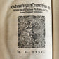 1576 ILLUSTRATED CHRONICLE pigskin bound folio ANTIQUE history & travel 15th C.