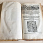 1576 ILLUSTRATED CHRONICLE pigskin bound folio ANTIQUE history & travel 15th C.