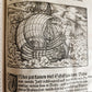 1576 ILLUSTRATED CHRONICLE pigskin bound folio ANTIQUE history & travel 15th C.
