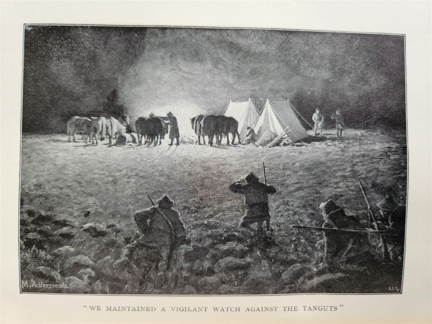 1898 THROUGH ASIA by SVEN HEDIN antique ILLUSTRATED w/ 300 PICTURES 2 volumes