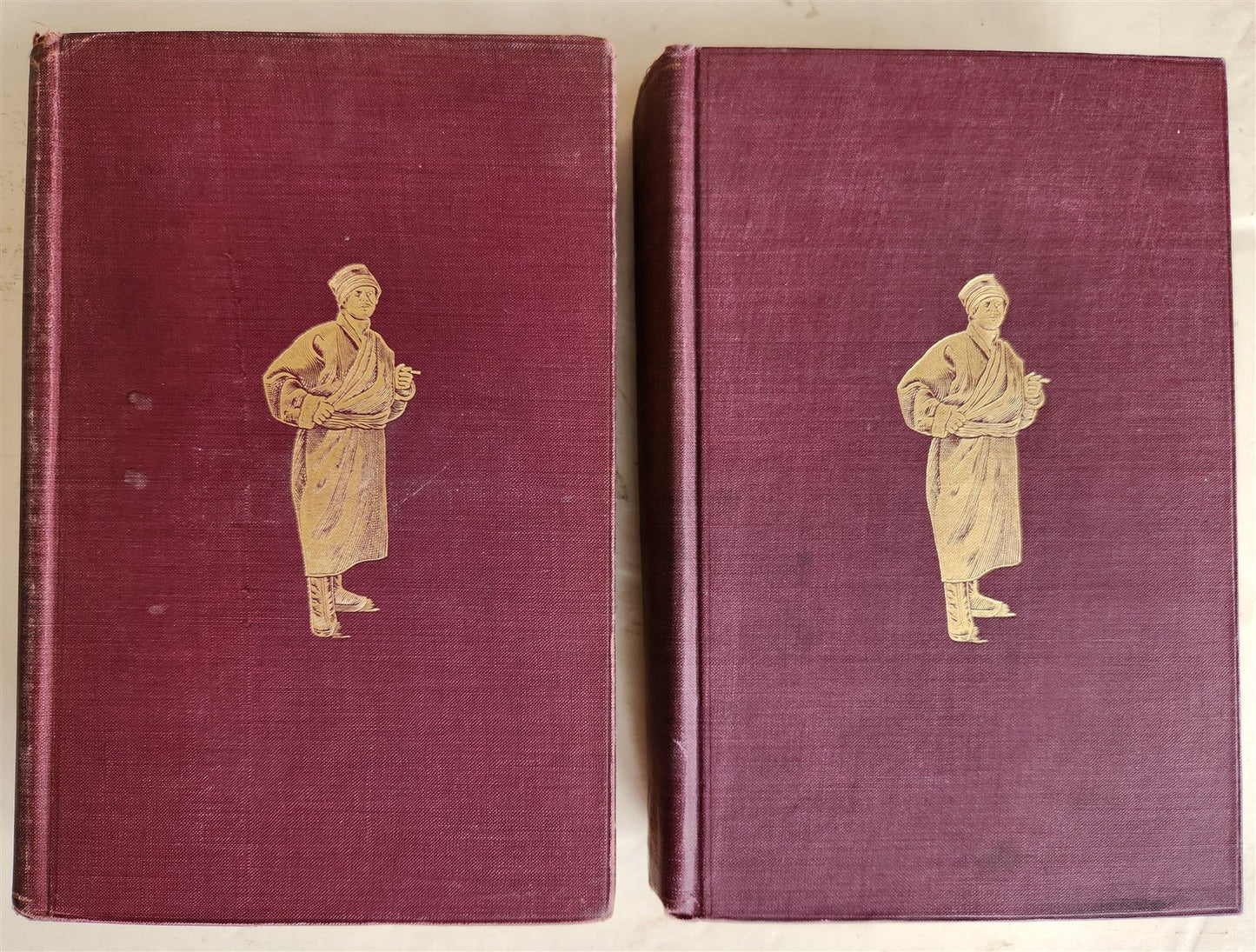 1909 TRANS-HIMALAYA DISCOVERIES & ADVENTURES in TIBET antique ILLUSTRATED 2 vols