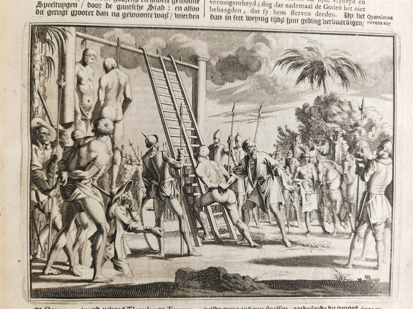 1700s ILLUSTRATED WEST INDIES MEXICO CORTES HISTORY ANTIQUE folio