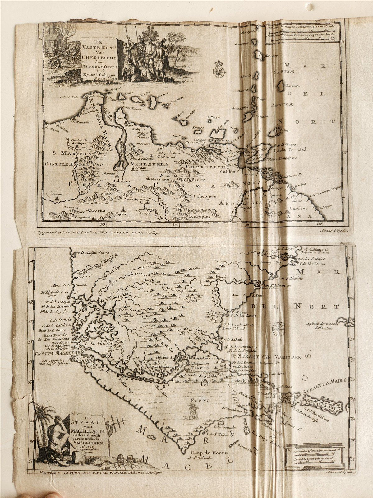1700s ILLUSTRATED WEST INDIES MEXICO CORTES HISTORY ANTIQUE folio