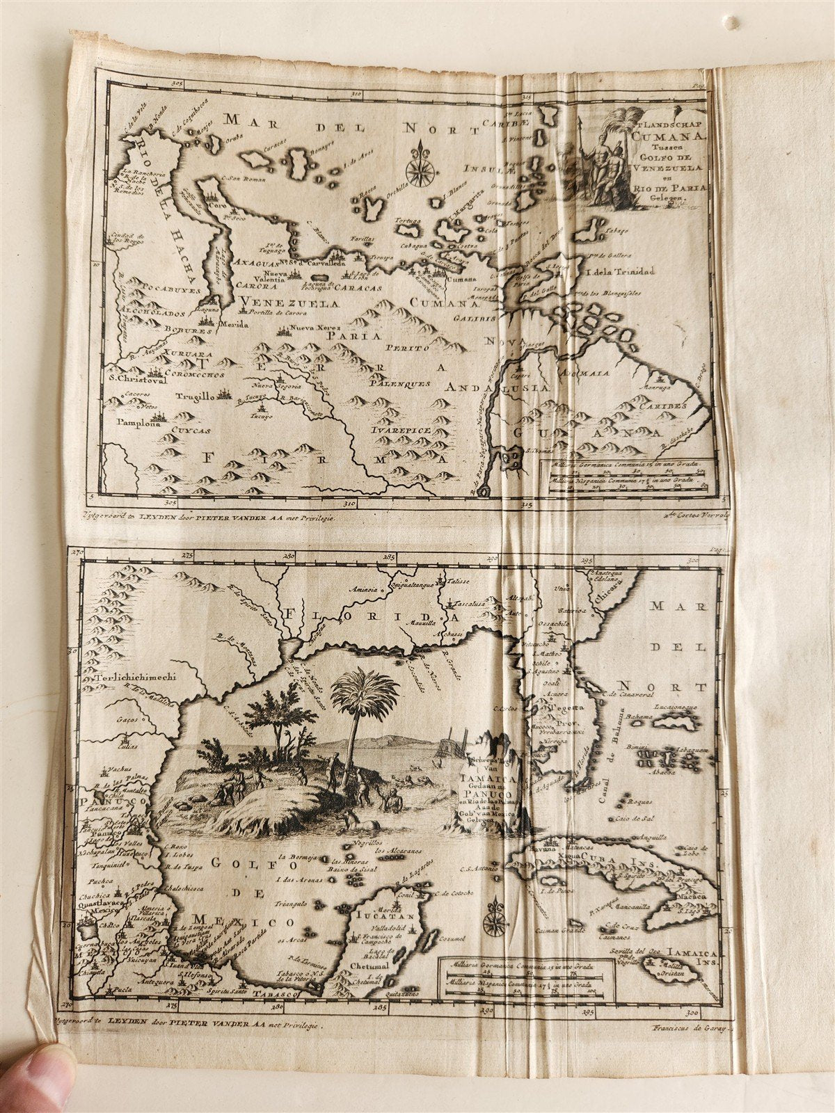1700s ILLUSTRATED WEST INDIES MEXICO CORTES HISTORY ANTIQUE folio