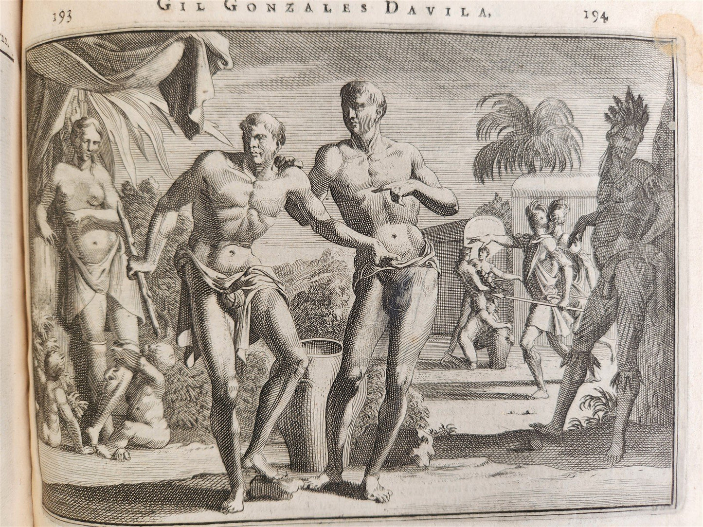 1700s ILLUSTRATED WEST INDIES MEXICO CORTES HISTORY ANTIQUE folio