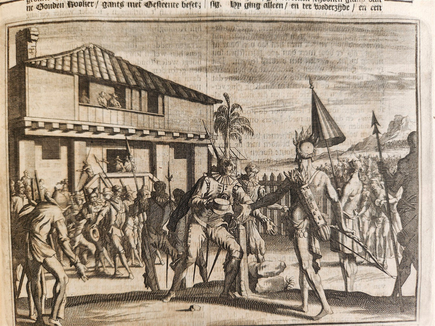 1700s ILLUSTRATED WEST INDIES MEXICO CORTES HISTORY ANTIQUE folio