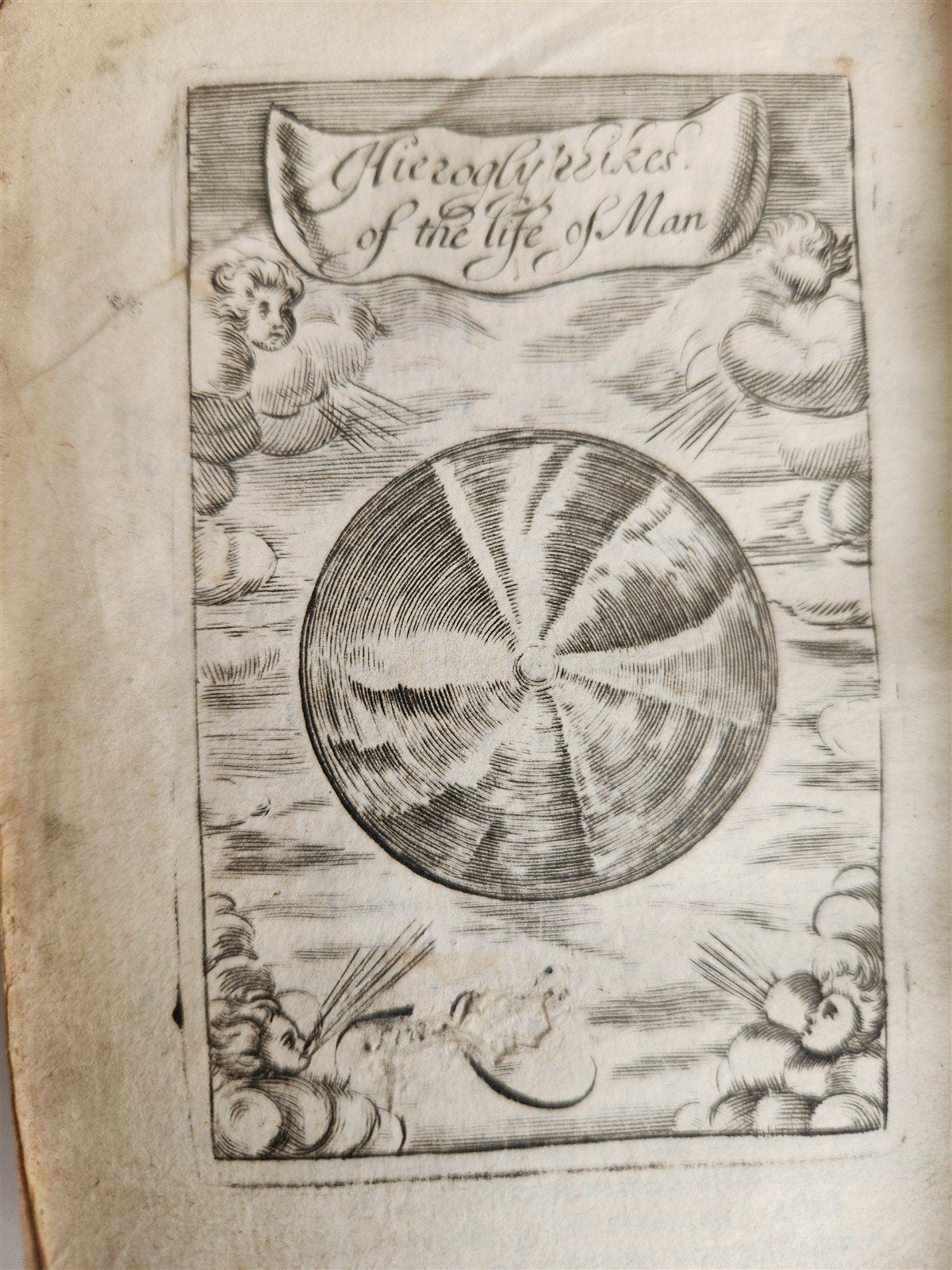 1634 ILLUSTRATED EMBLEM BOOK by Francis Quarles ANTIQUE in ENGLISH