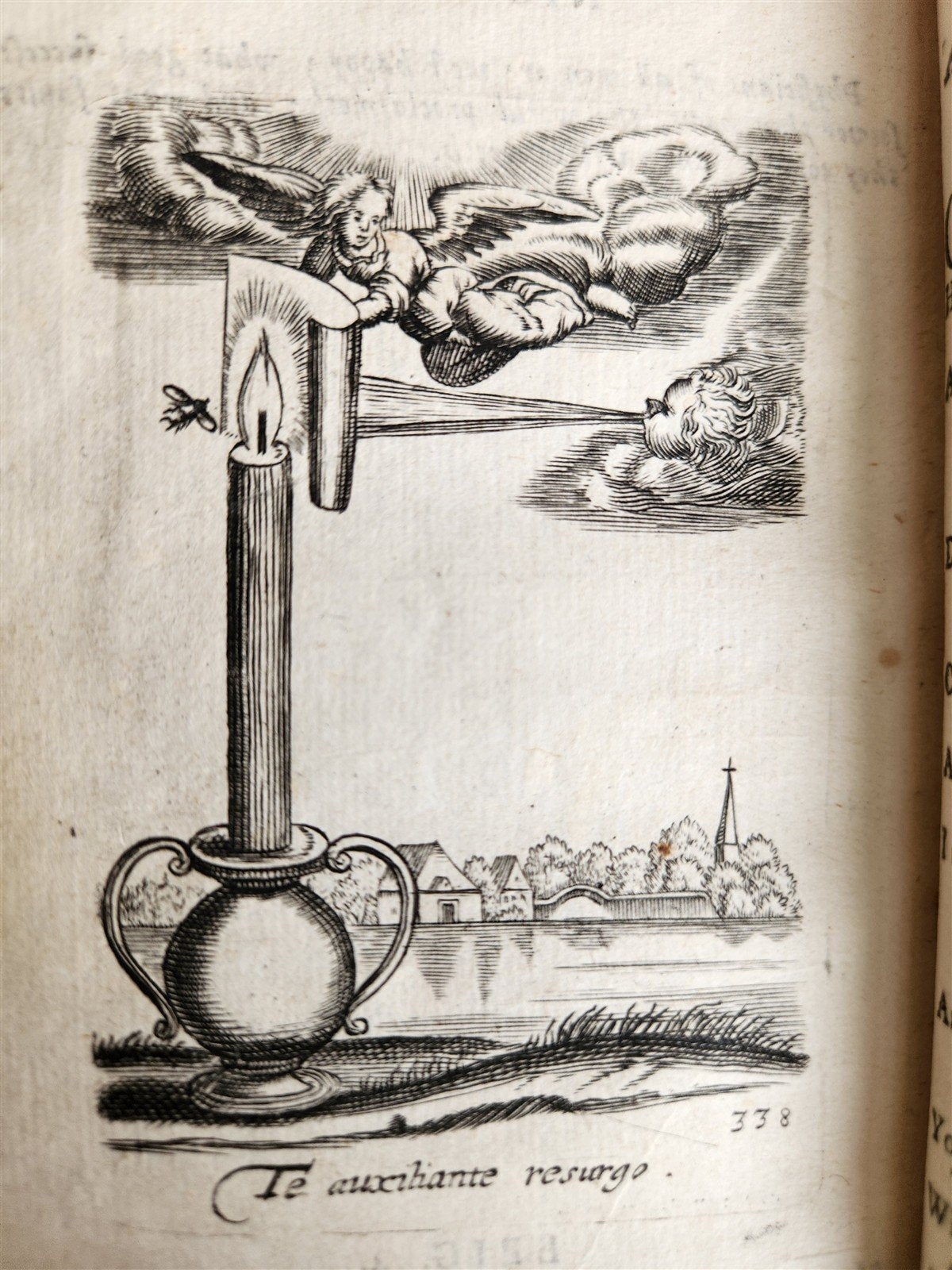1634 ILLUSTRATED EMBLEM BOOK by Francis Quarles ANTIQUE in ENGLISH