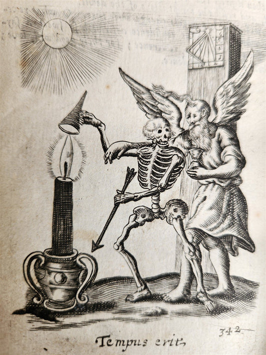 1634 ILLUSTRATED EMBLEM BOOK by Francis Quarles ANTIQUE in ENGLISH