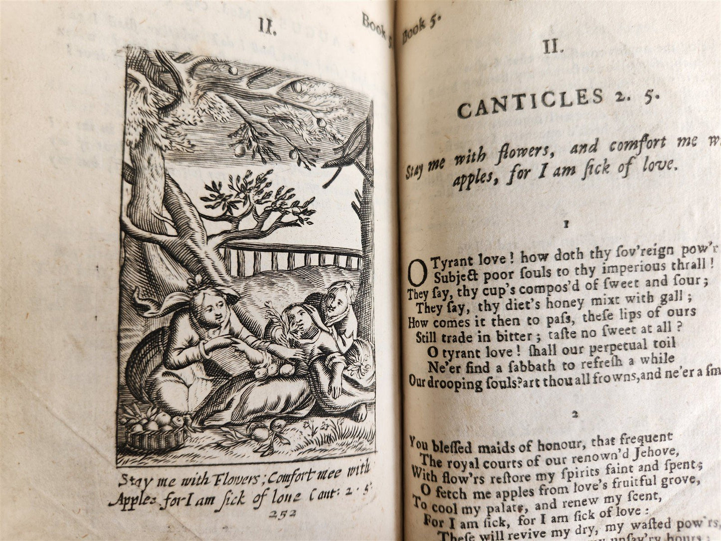 1634 ILLUSTRATED EMBLEM BOOK by Francis Quarles ANTIQUE in ENGLISH