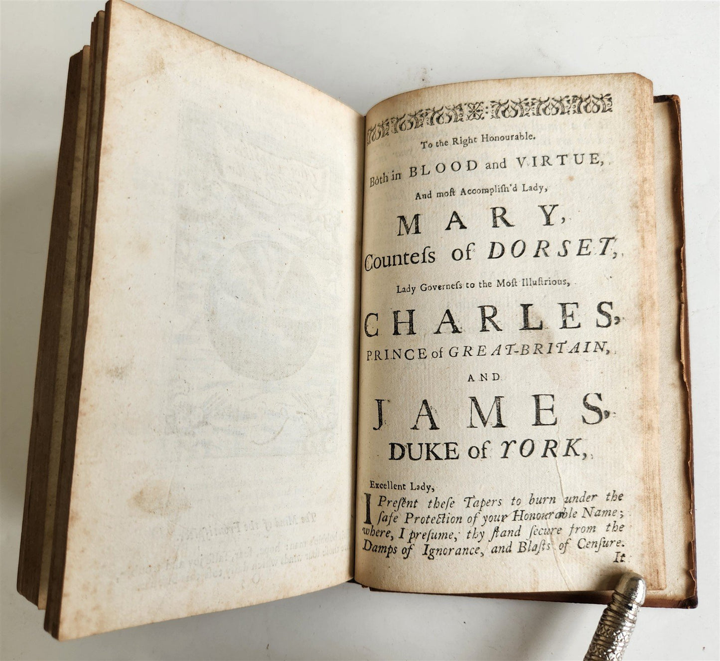 1736 ILLUSTRATED EMBLEM BOOK by Francis Quarles ANTIQUE in ENGLISH