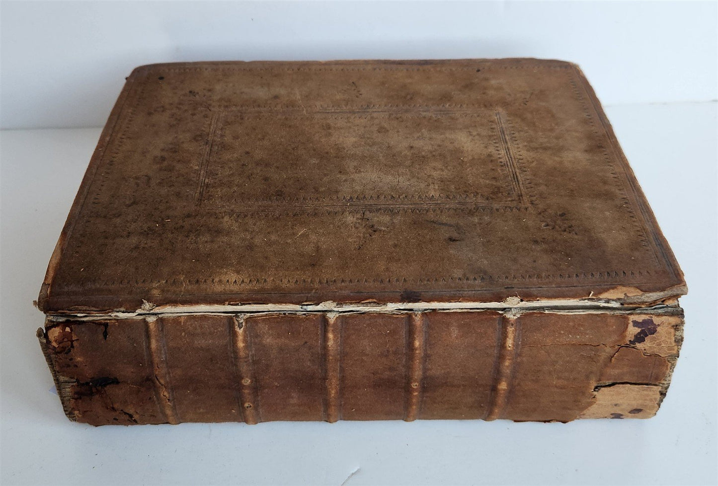 1633 BIBLE in ENGLISH antique OLD & NEW TESTAMENT by Robert Barker & John Bill