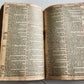 1650 BIBLE in ENGLISH antique FINE ORIGINAL BINDING w/ SILVER CORNER PIECES