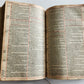 1650 BIBLE in ENGLISH antique FINE ORIGINAL BINDING w/ SILVER CORNER PIECES