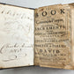 1650 BIBLE in ENGLISH antique FINE ORIGINAL BINDING w/ SILVER CORNER PIECES