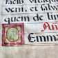 15th - 16th century ANTIPHONAL VELLUM CHART MANUSCRIPT antique music score 21x31