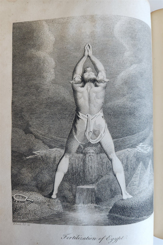 1790-91 BOTANIC GARDEN by ERASMUS DARWIN antique ILLUSTRATED by WILLIAM BLAKE